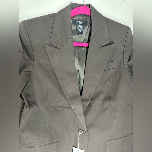 Victoria's Secret body by Victoria Blazer Suit brown Jacket sz 12 - Picture 2 of 11